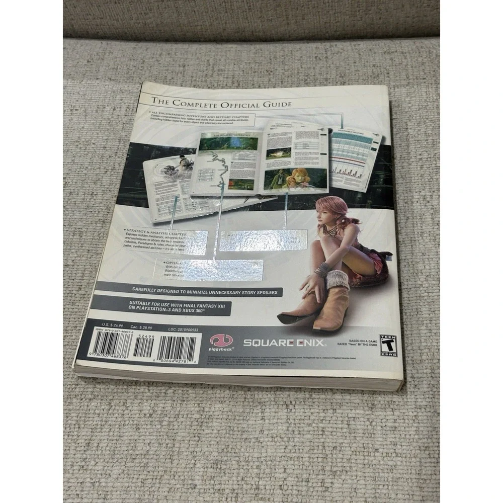 Final Fantasy XIII Complete Official Guide Missing‎ Pages